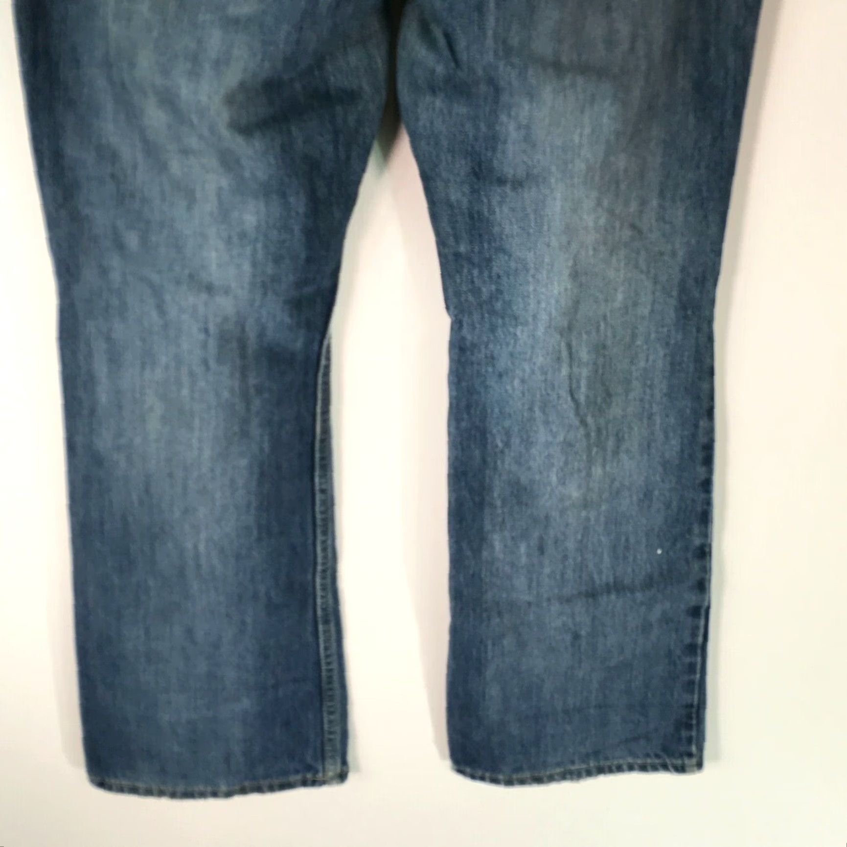 Old Navy Old Navy Women's Straight Jeans Size 12 Regular 34X32 Dark Blue Denim 5-Pocket Mid-Rise Comfort Size 34" / US 12 / IT 48 - 5 Thumbnail
