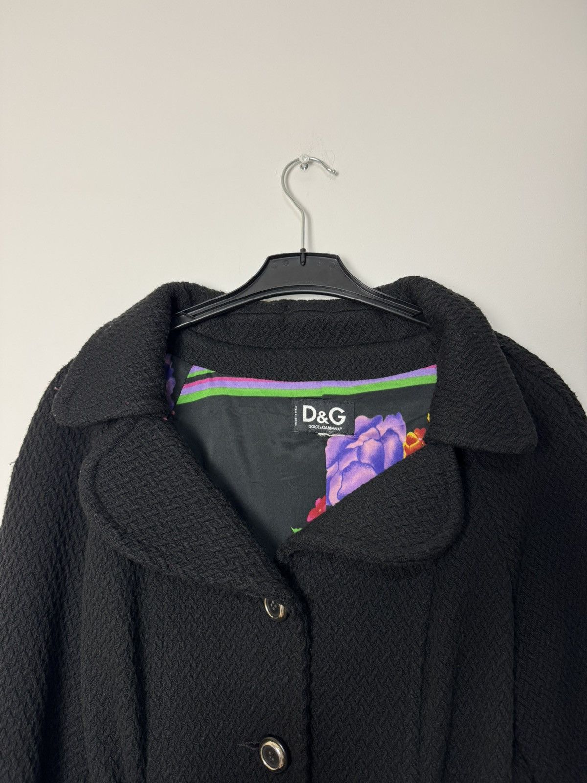 Dolce & Gabbana Dolce Gabbana Wool Coat “Floral” luxury design Made In Italy Size S / US 4 / IT 40 - 6 Thumbnail