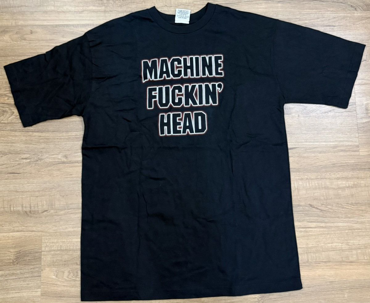 Band Tees Vintage Machine Head "Middle Finger" Tee Size US XL / EU 56 / 4 - 2 Thumbnail