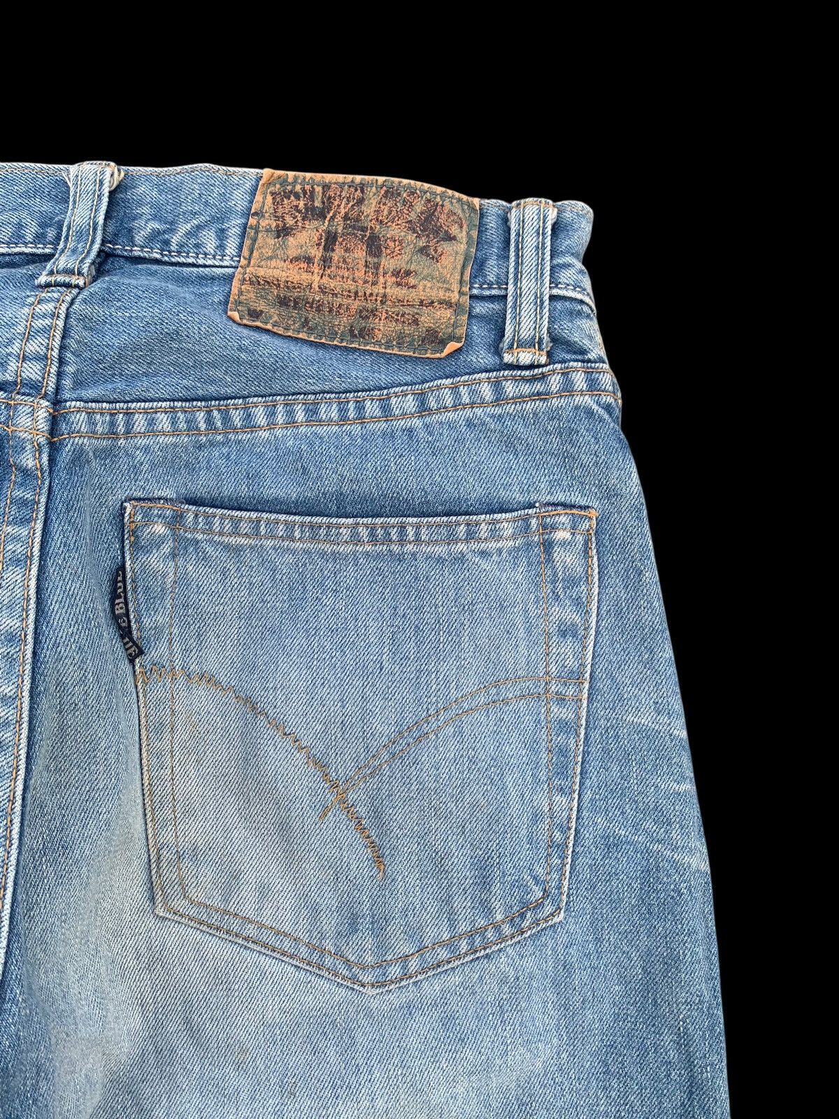 Kapital VINTAGE BLUE BLUE JAPAN INDIGO SELVEDGE DISTRESSED DENIM Size US 28 / EU 44 - 15 Thumbnail