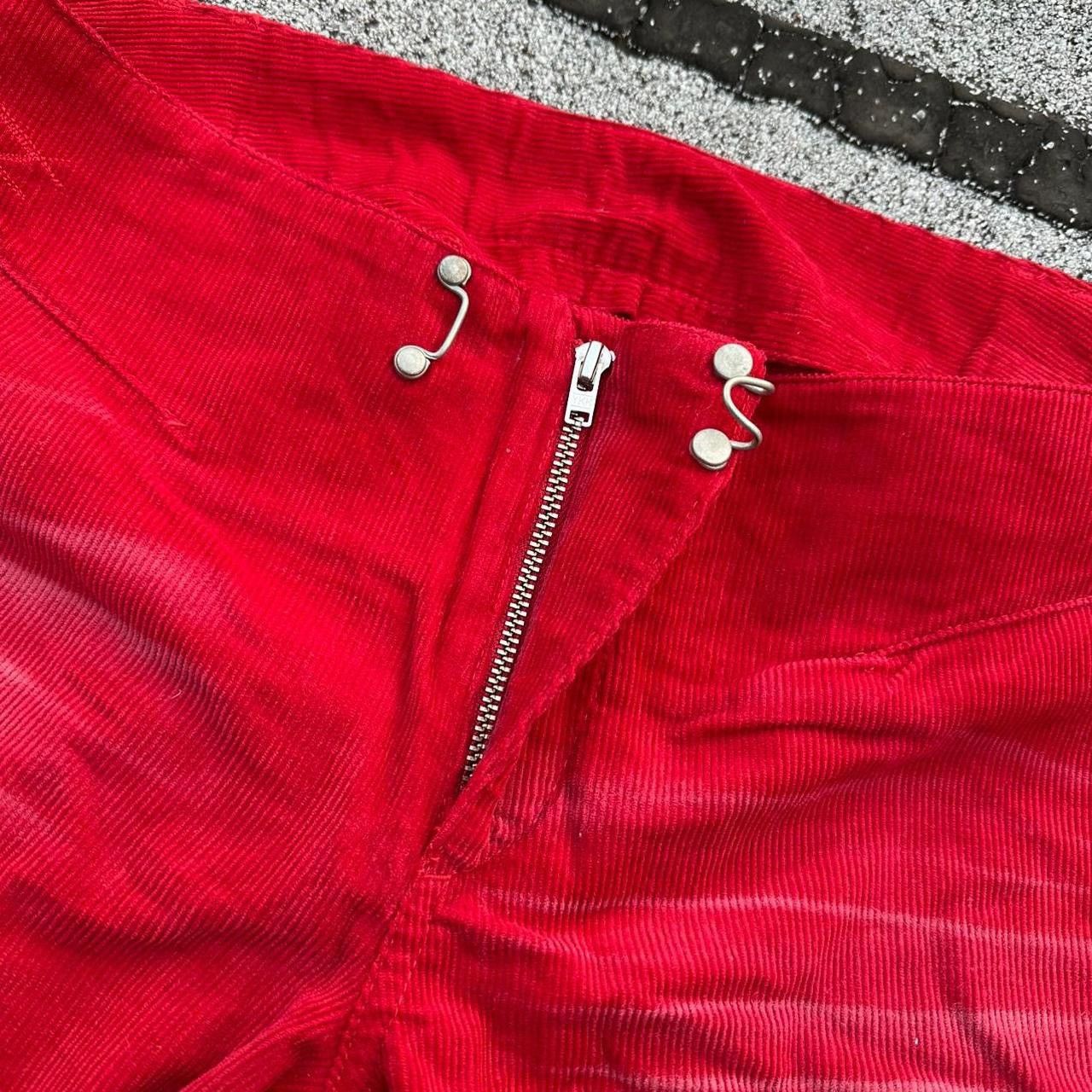 Diesel Diesel red corduroy pants Size 26" / US 2 / IT 38 - 3 Thumbnail