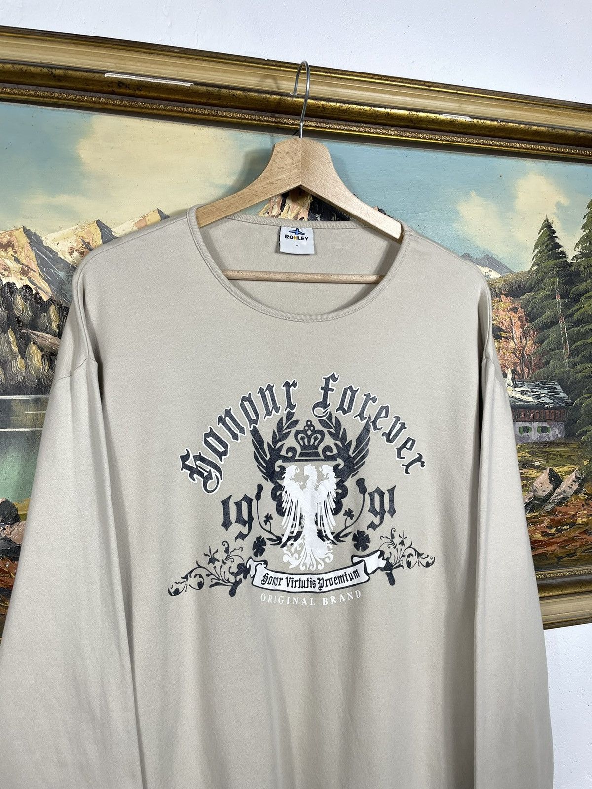 Affliction × Vintage Vintage Y2k Longsleeve Avant Garde Tribal Affliction Cyber Size US L / EU 52-54 / 3 - 5 Thumbnail