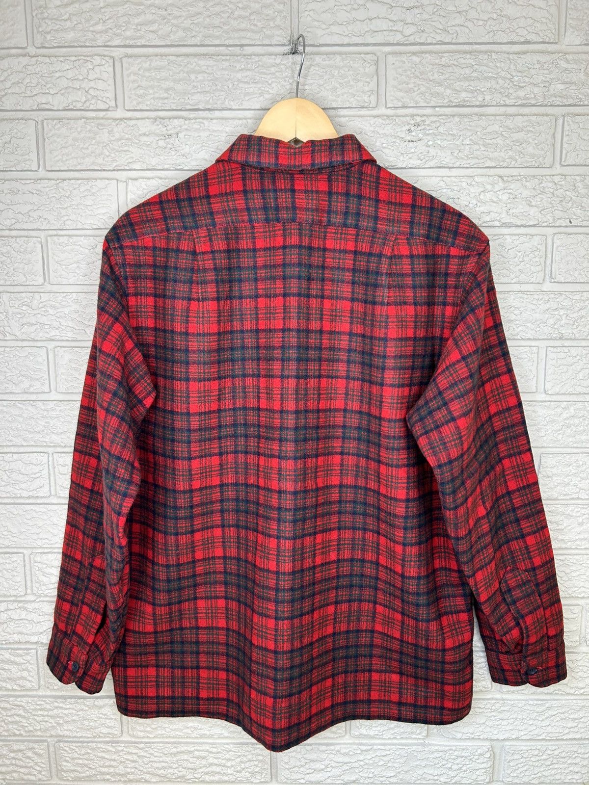 Pendleton Vintage 60s Pendleton Loop Collar Wool Board Shirt Size US L / EU 52-54 / 3 - 8 Thumbnail