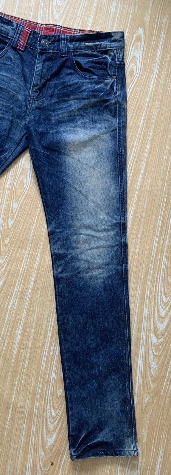 Japanese Brand Street Setup est 2007 Mud Wash Denim Jeans Pants Size US 30 / EU 46 - 9 Thumbnail