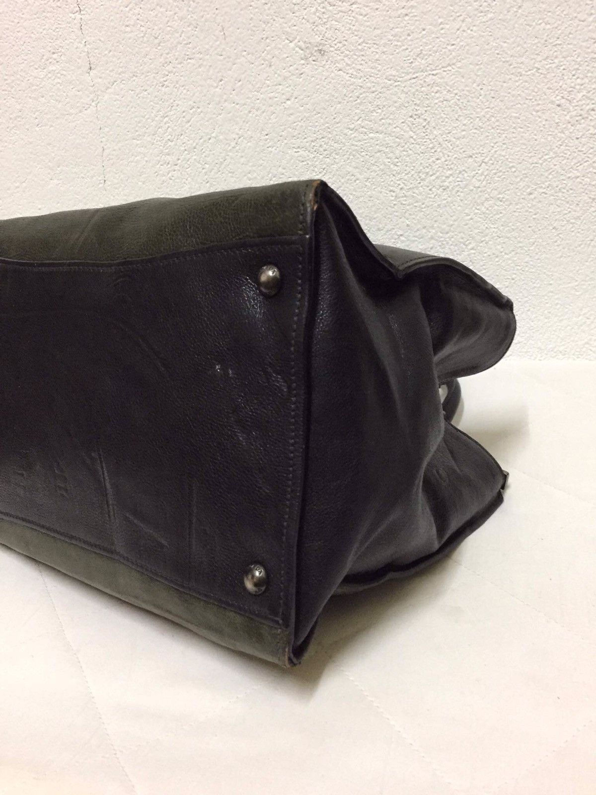 Prada PRADA Green Black Leather 2Way Shoulder Cross Body Bag Size ONE SIZE - 13 Thumbnail