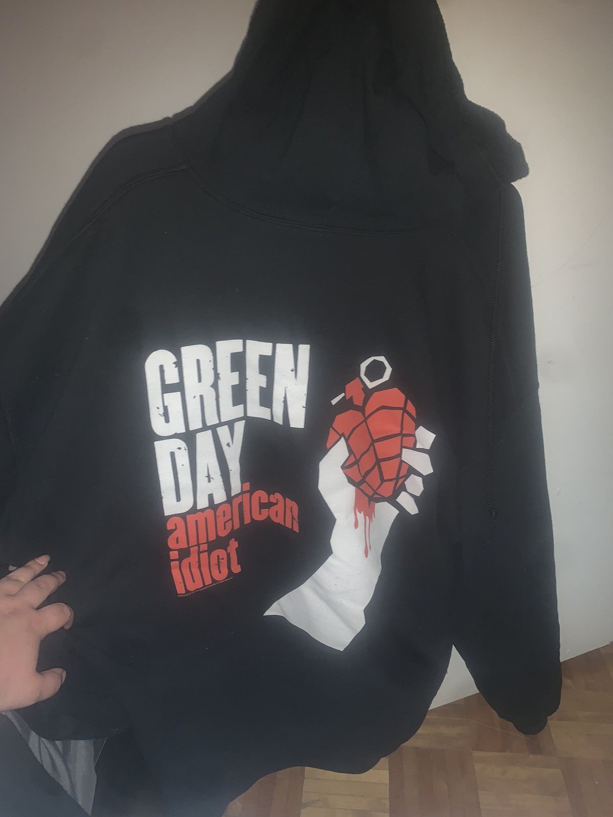 Band Tees × Vintage Green day zip up hoodie oversized Size US XXL / EU 58 / 5 - 1 Thumbnail
