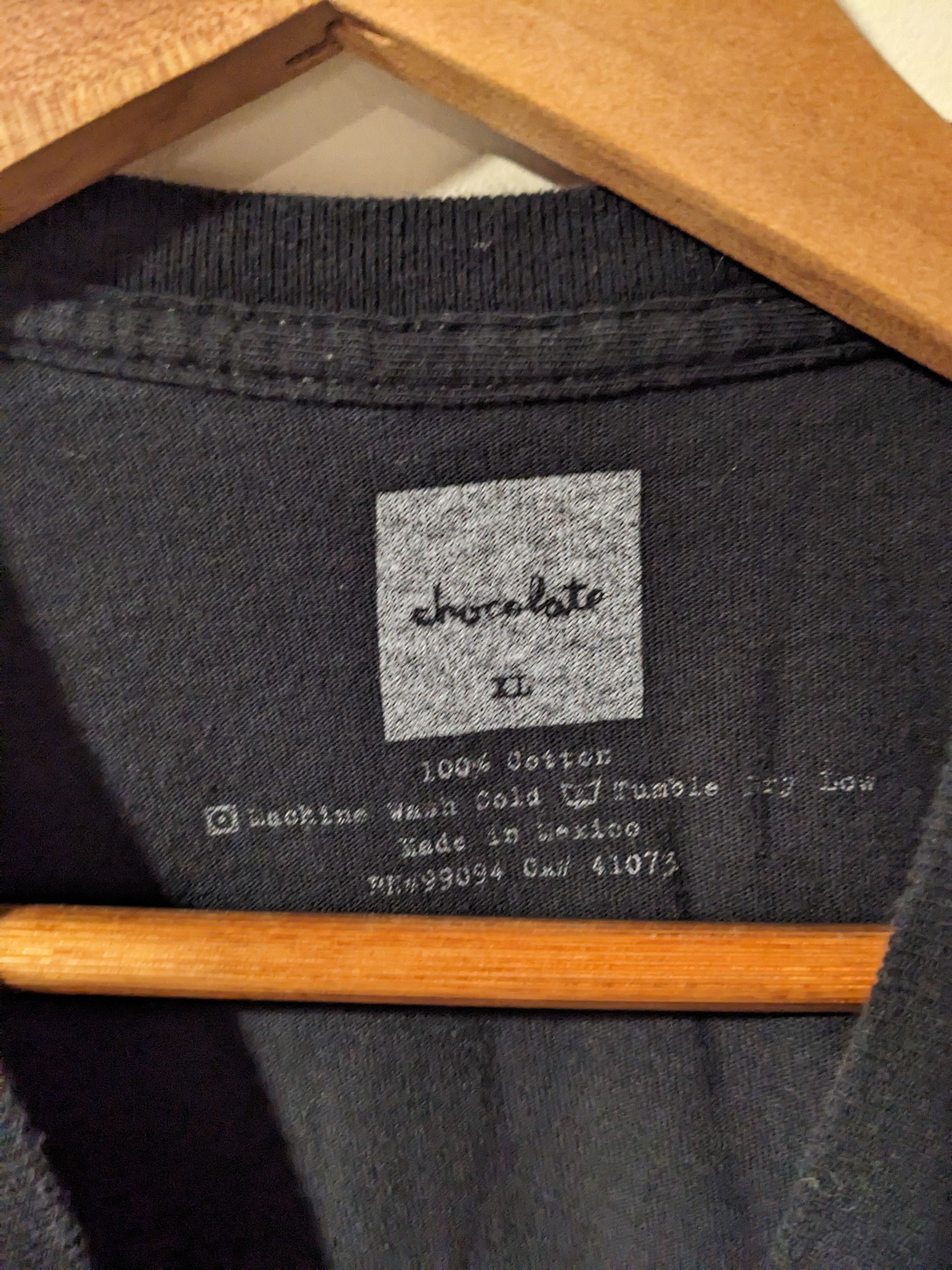 Chocolate Vintage Y2K Chocolate Skateboard Logo Black X-Large T-Shirt Size US XL / EU 56 / 4 - 3 Thumbnail