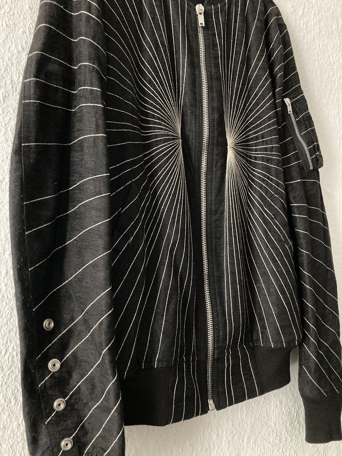 Rick Owens S/S 17 "WALRUS" Radiance Embroidered Bomber Jacket 48/M Size US M / EU 48-50 / 2 - 8 Thumbnail