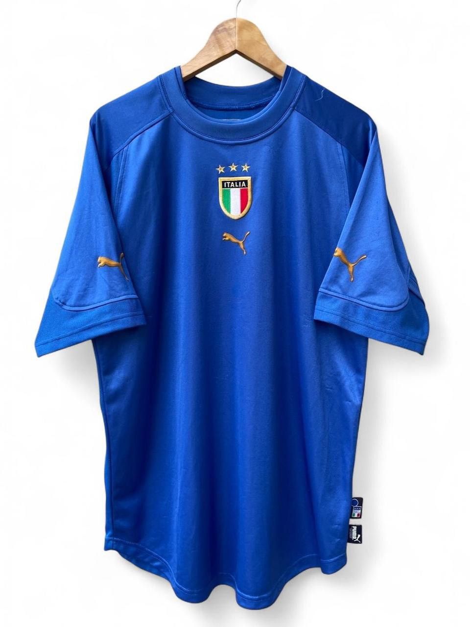Puma 🌹💫2000S PUMA ITALIA HOME SOCCER JERSEY VINTAGE RETRO Size US L / EU 52-54 / 3 - 1 Thumbnail