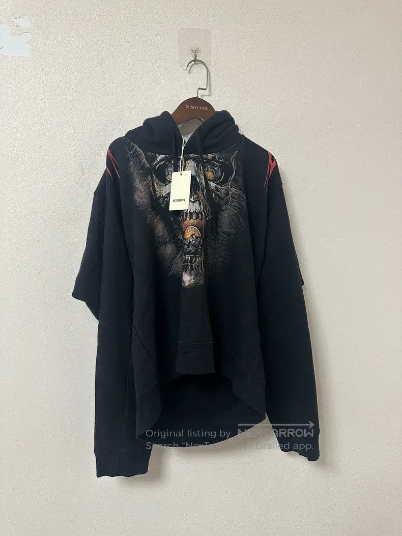 Vetements Vetements Ghost Face Hoodie Size US S / EU 44-46 / 1 - 1 Thumbnail