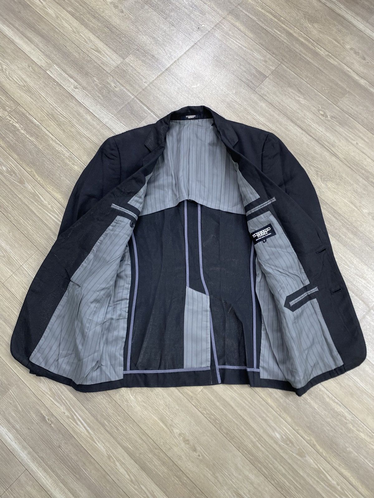Tornado Mart Vintage Tornado Mart Japan Black Blazers Jacket Size 40R - 10 Thumbnail