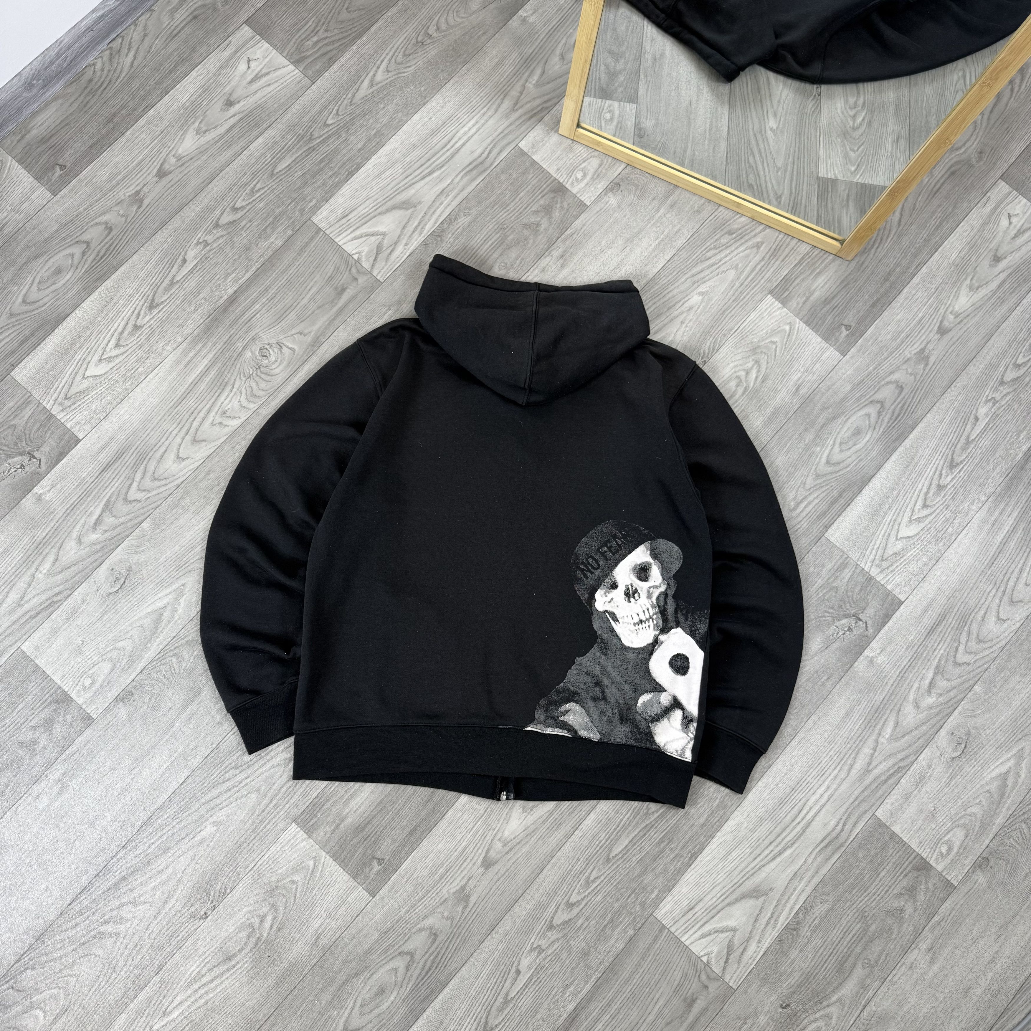 No Fear Vintage No Fear 00s Rap Skeleton Zip Hoodie Sweat Jacket Size US XL / EU 56 / 4 - 2 Thumbnail