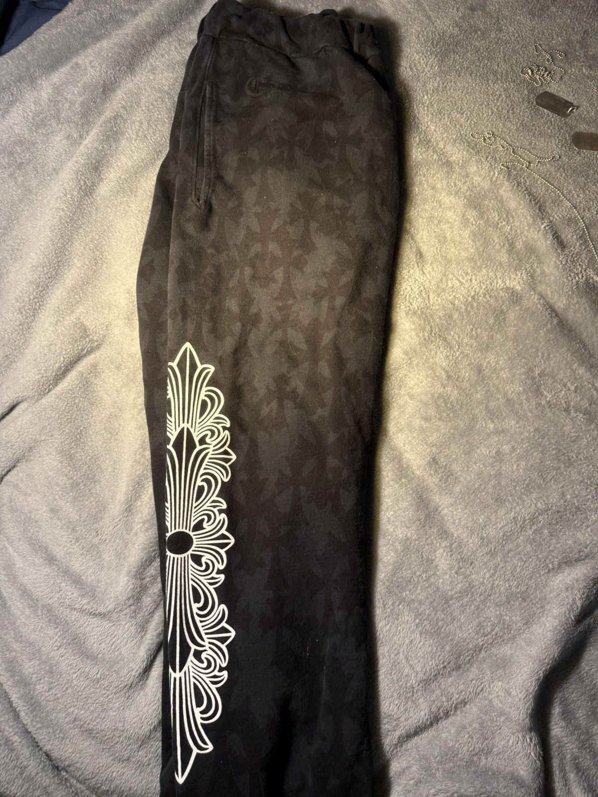 Chrome Hearts Chrome Hearts Cemetery Sweatpants Size L Size US 33 - 3 Thumbnail