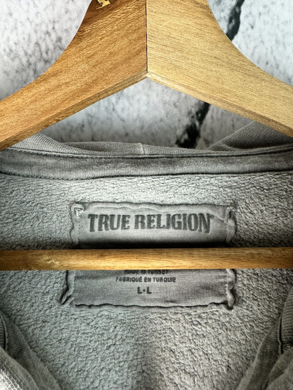 Japanese Brand True Religion Hoodie USA Skull Big Logo RARE Ed Hardy Style Size US L / EU 52-54 / 3 - 3 Thumbnail