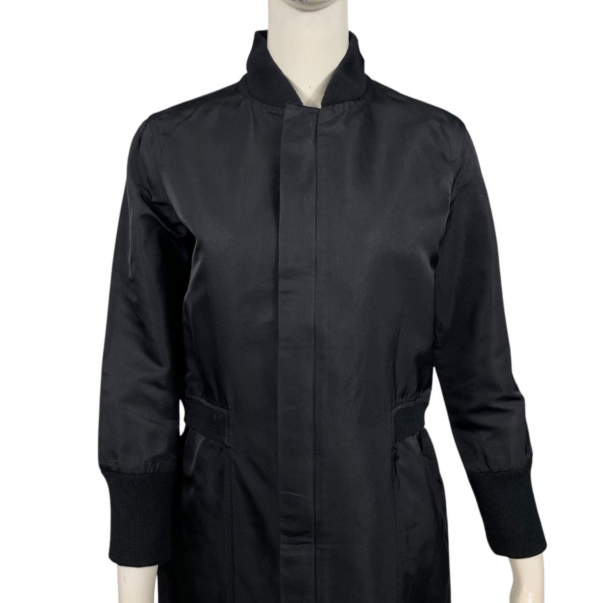 Yohji Yamamoto Y’s Yohji Yamamoto Zipper Soie Silk Long Coat Size M / US 6-8 / IT 42-44 - 3 Thumbnail