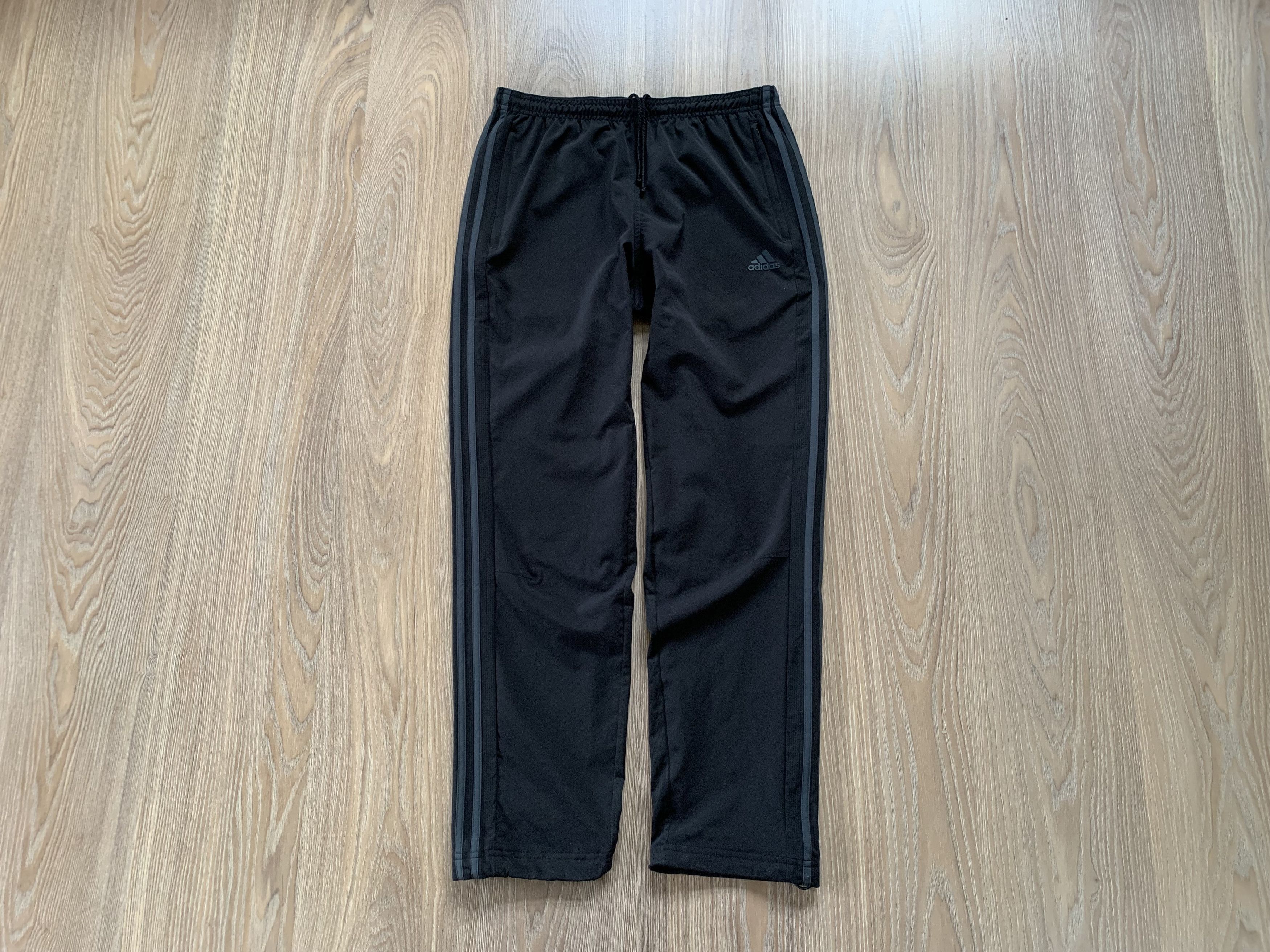 Adidas Men’s Adidas Climacool Black Stripe Sweatpants Track Pants Size US 31 - 1 Thumbnail