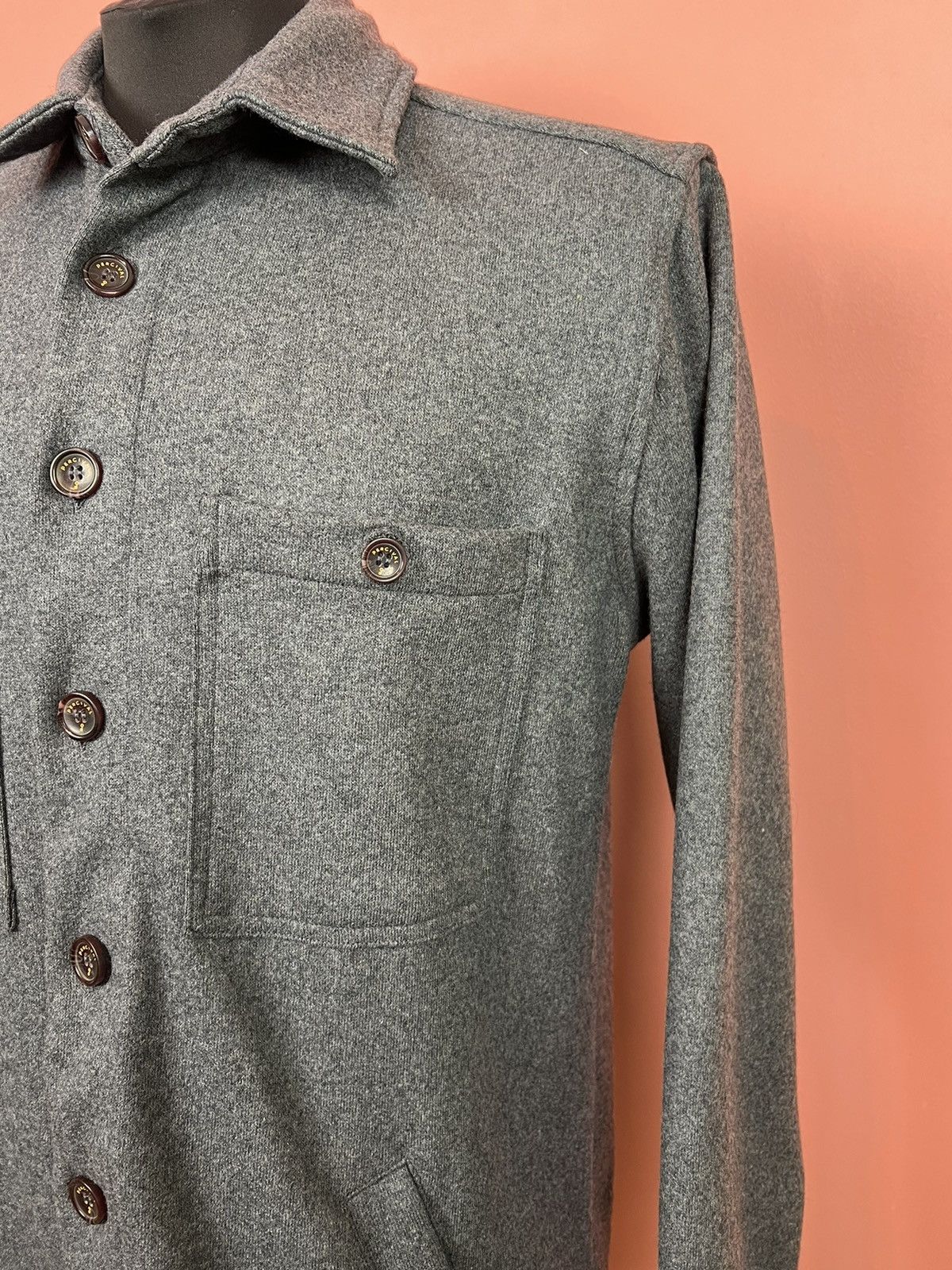 Percival Percival overshirt wool jacket streetwear hype casual Size US L / EU 52-54 / 3 - 5 Thumbnail