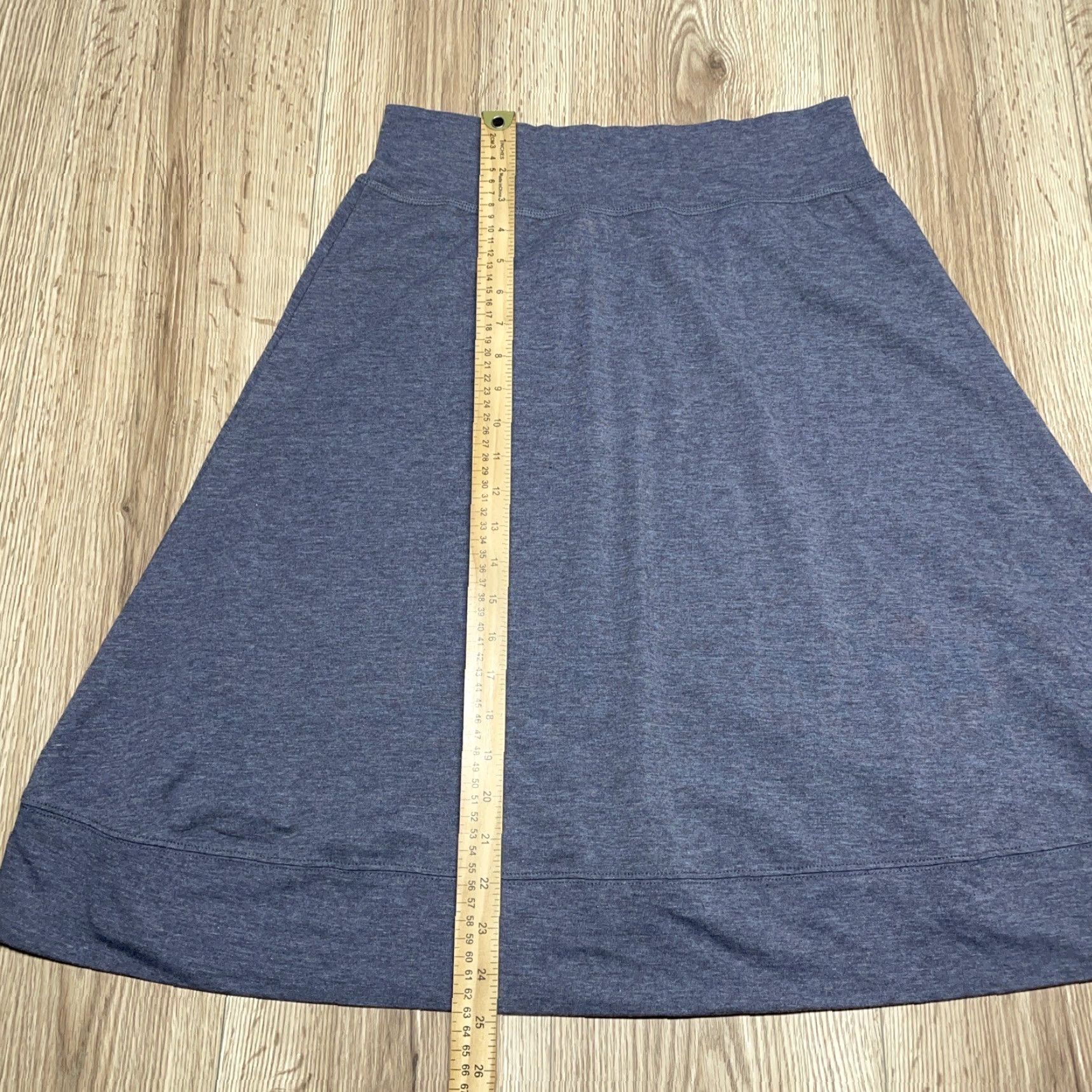 Vintage ZERO A-Line Skirt Juniors XL Gray Knee Length Womens Size 40" / US 18 - 6 Thumbnail