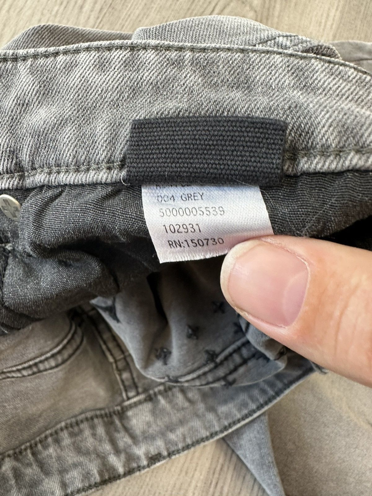 Ksubi Ksubi Distressed Grey Denim Size US 33 - 8 Thumbnail