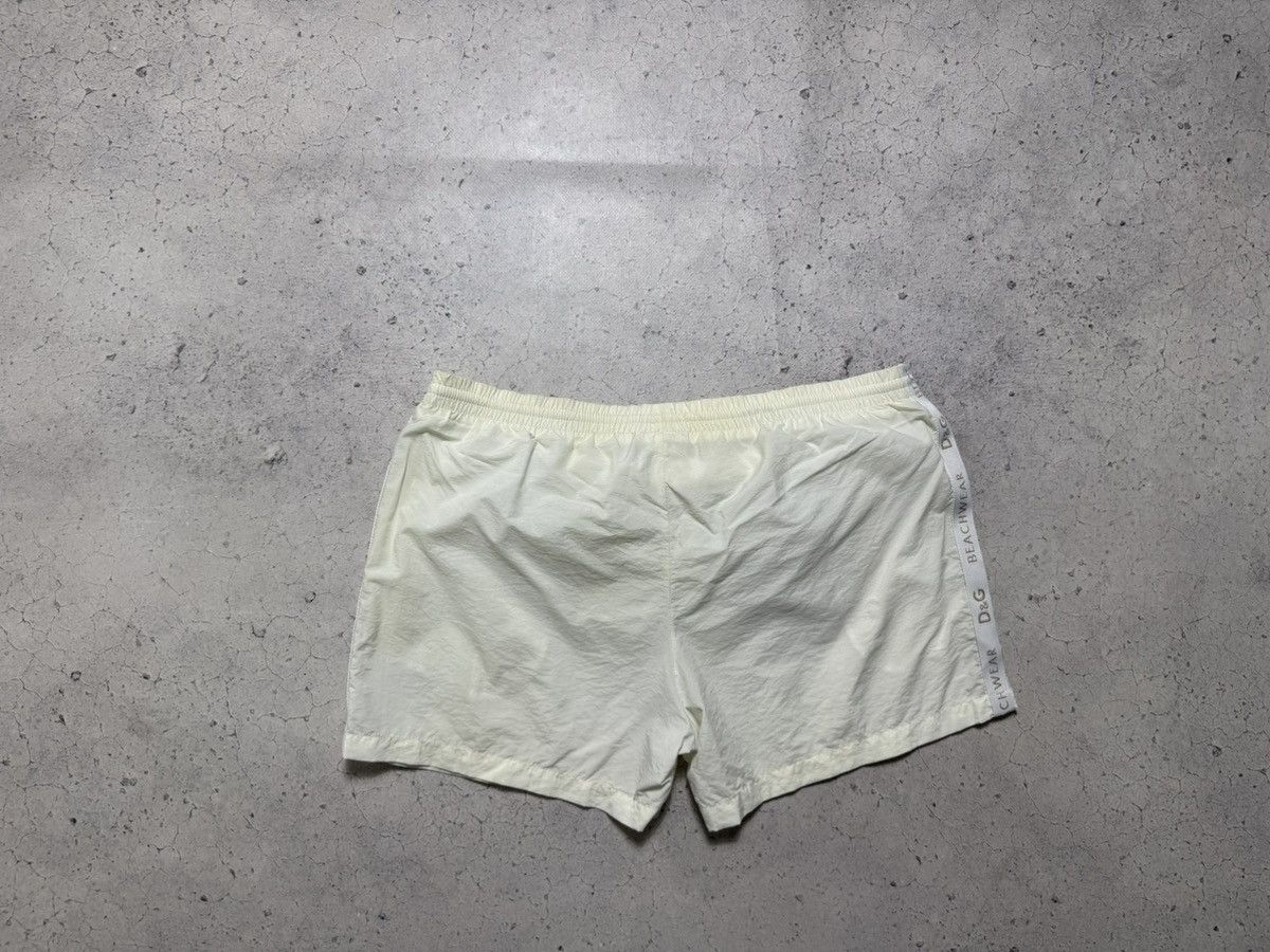 Dolce & Gabbana Dolce & Gabbana DG Beachwear White Nylon Vintage Shorts Size US 36 / EU 52 - 10 Thumbnail