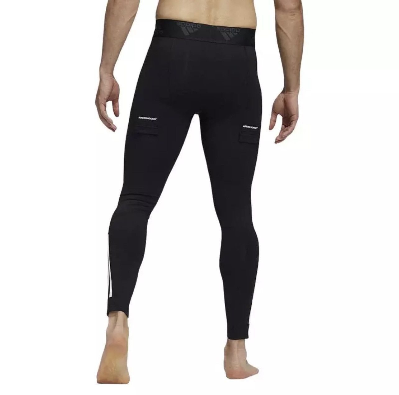 Adidas Adidas Hockey Baselayer Tights with Cup Black adiHockey Pant Size US 32 / EU 48 - 2 Thumbnail