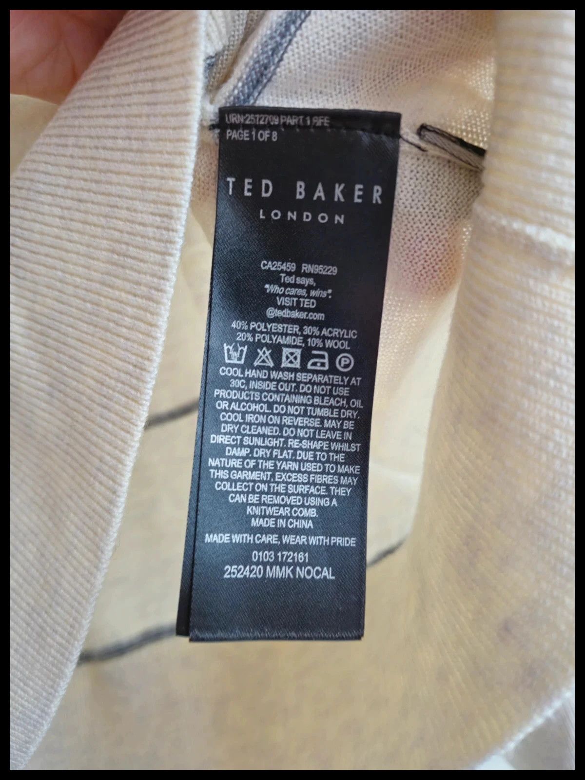 Ted Baker Ted Baker lightweight Jumper - XL Size US XL / EU 56 / 4 - 7 Thumbnail