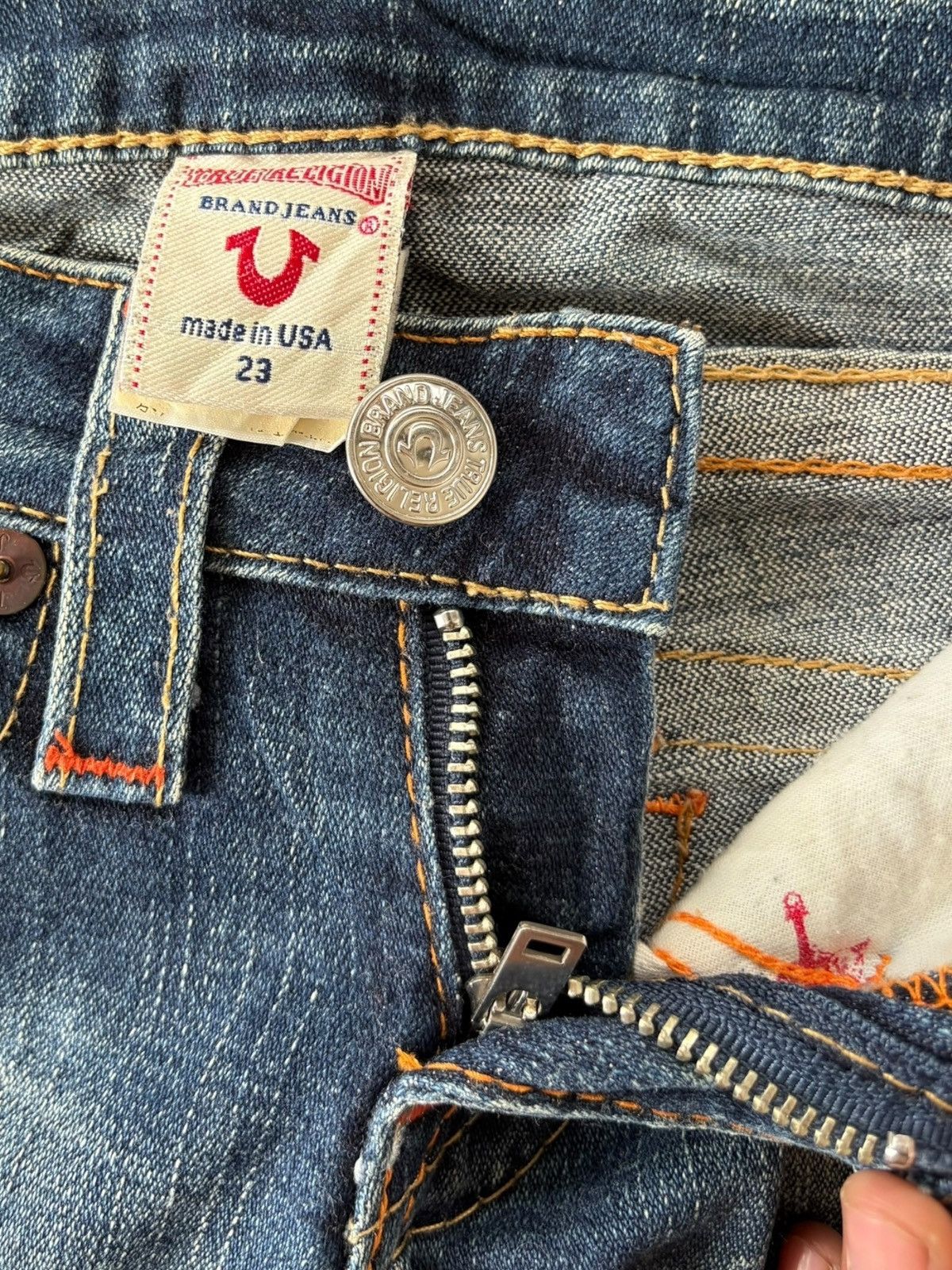 True Religion Vintage USA True Religion Joey Distressed Flare Jeans Size 26" / US 2 / IT 38 - 5 Thumbnail