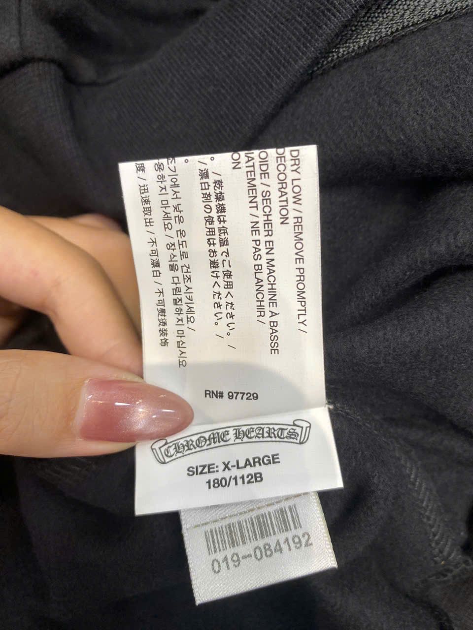 Chrome Hearts CHROME HEARTS Rolling Stones Blue Zip Up Hoodie BLACK Size US XL / EU 56 / 4 - 12 Thumbnail