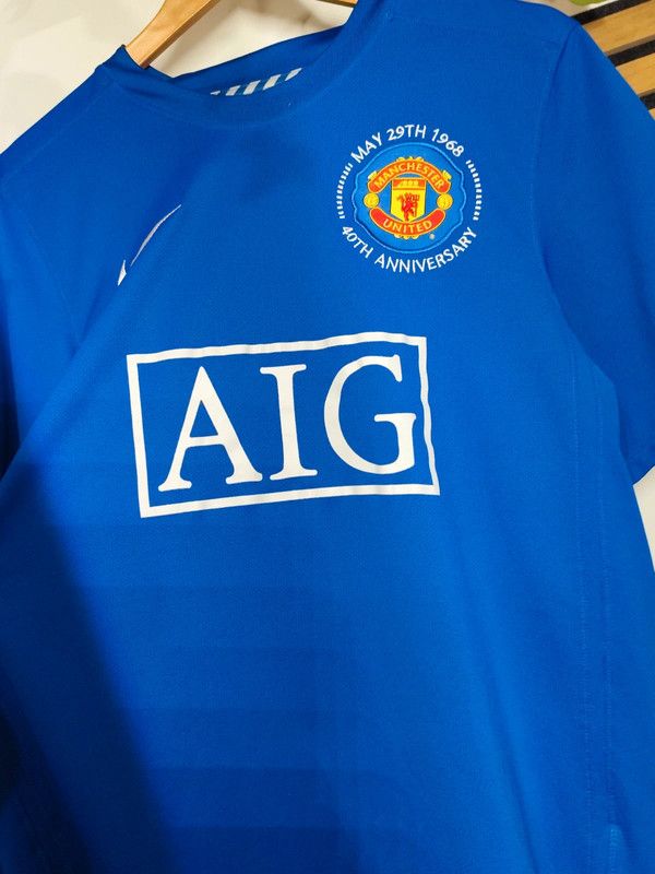 Nike Nike Manchester United 2008/2009 Away Kit Size US M / EU 48-50 / 2 - 2 Thumbnail