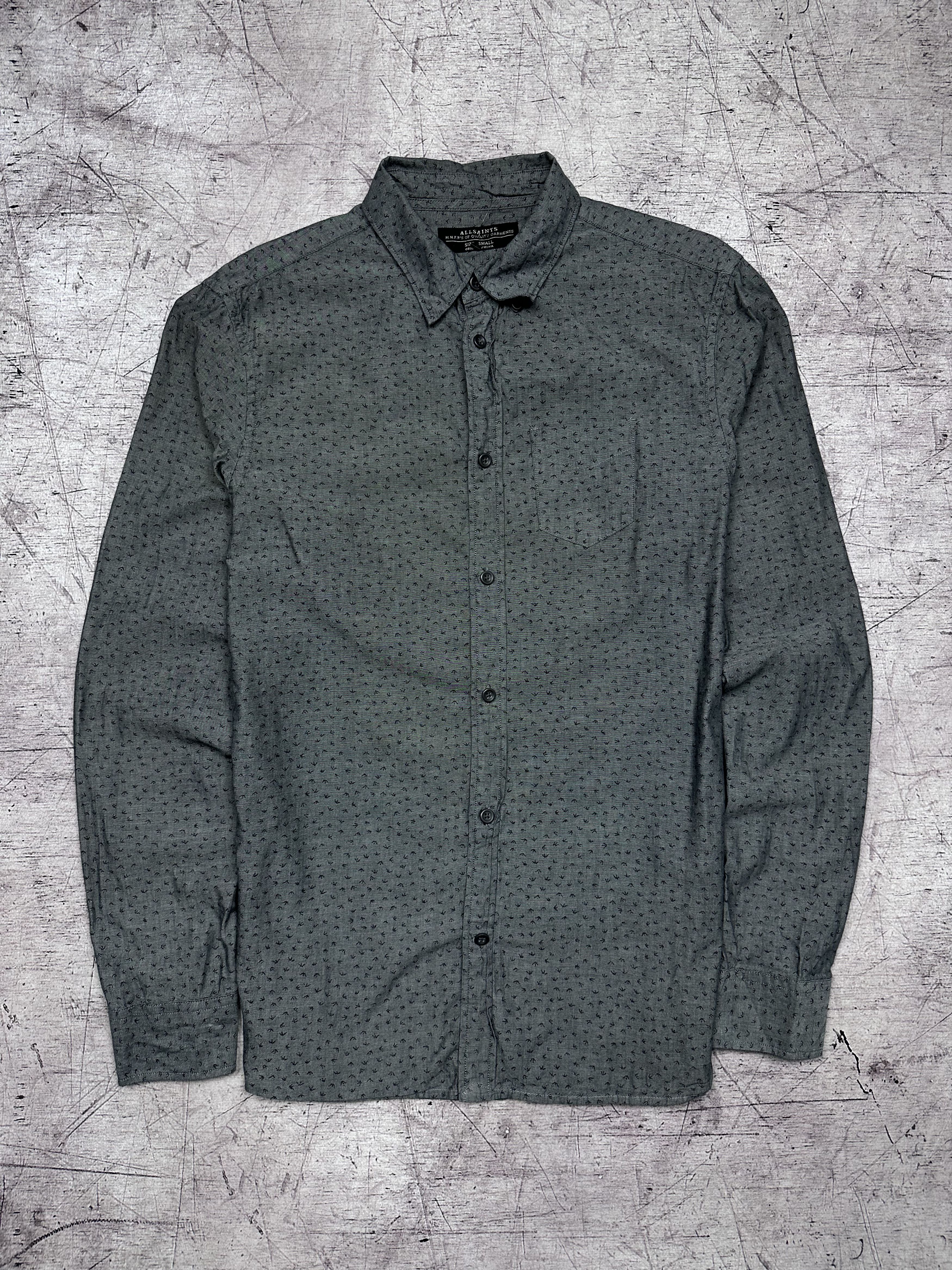 Allsaints Allsaints Centralia Mens Long Sleeve Shirt Size US S / EU 44-46 / 1 - 1 Thumbnail
