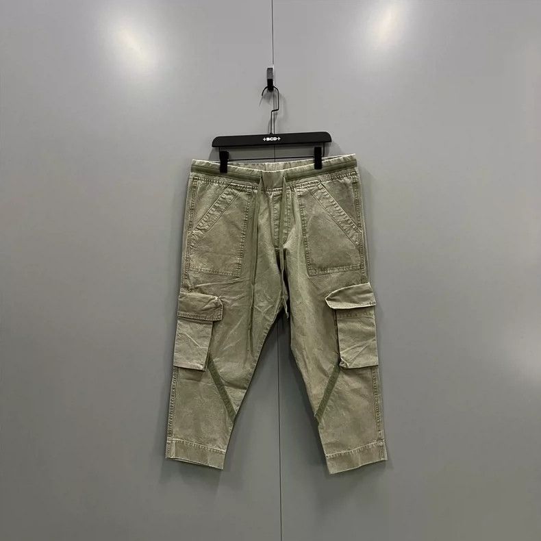 Greg Lauren greg laurenMilitary green washed work pants 2506-Nextarrow Size US 34 / EU 50 - 1 Thumbnail