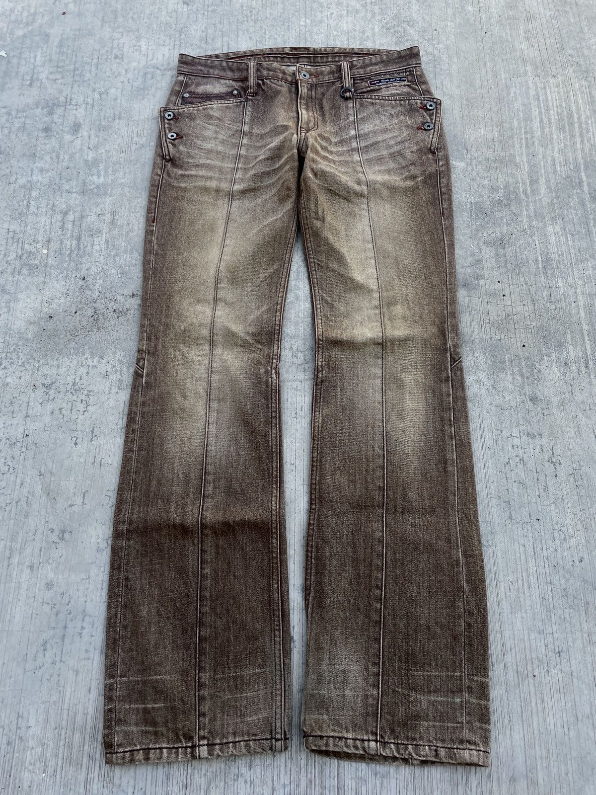 Obelisk 💥RARE💥2000s JAPANESE BRAND NICOLE CLUB FOR MEN SNAKESKIN Size US 31 - 1 Thumbnail