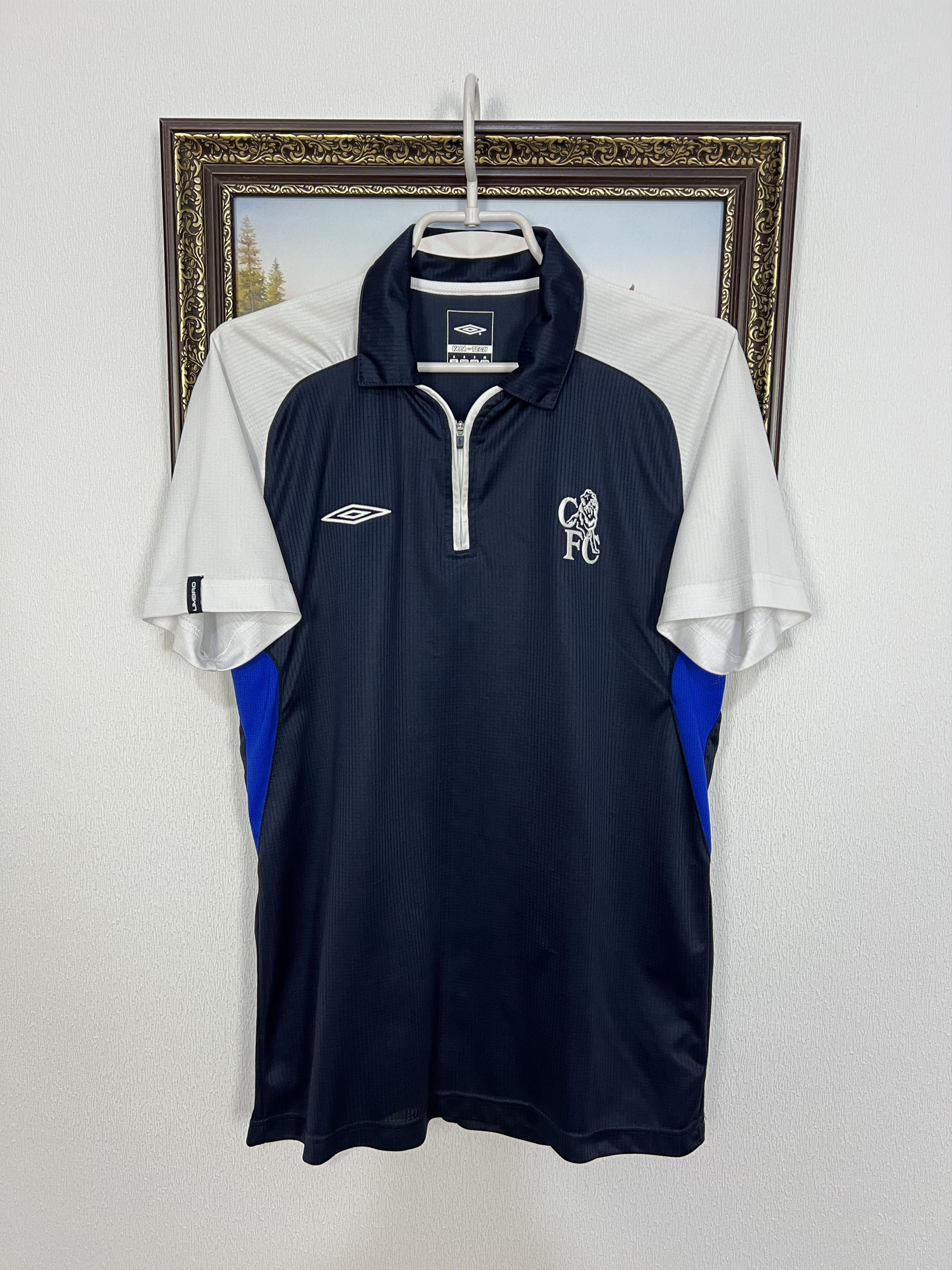Umbro Chelsea Football Train Polo Shirt Soccer Jersey Trikot Size US S / EU 44-46 / 1 - 1 Thumbnail