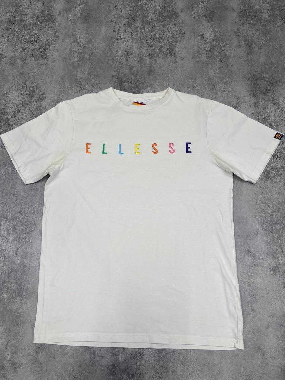 Ellesse Ellesse Men Cotton T-Shirt White Size M Size US M / EU 48-50 / 2 - 1 Thumbnail