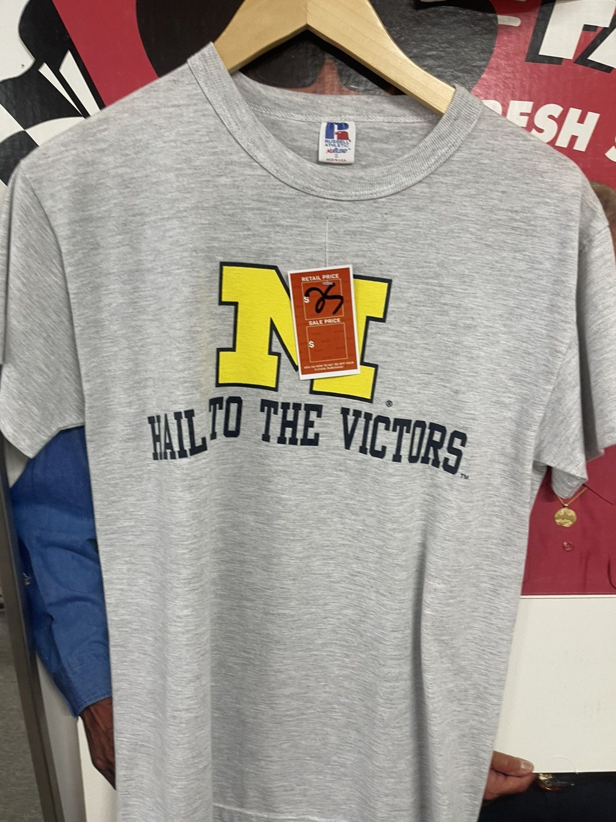 Vintage Grey Michigan Shirt Size US L / EU 52-54 / 3 - 1 Preview
