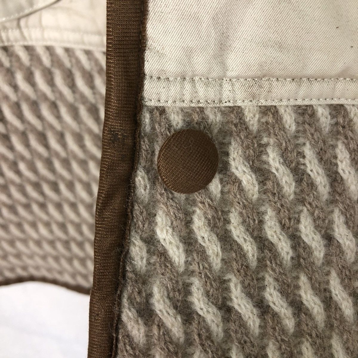 Japanese Brand 🔥VINTAGE BUTTON CHORE JACKET LANCEL PATCHWORK DESIGN Size US M / EU 48-50 / 2 - 18 Thumbnail
