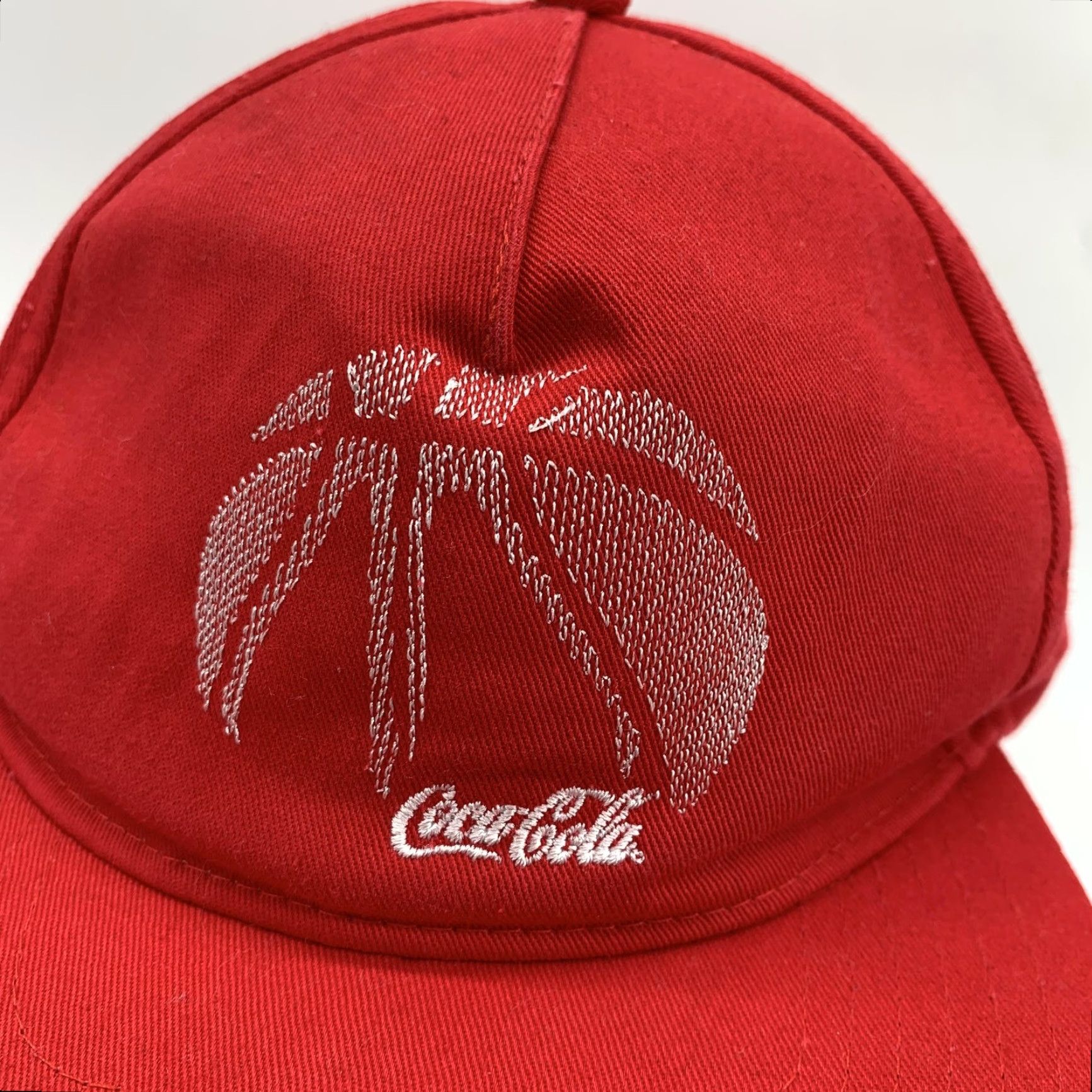 Vintage Coca-Cola Hat Cap Snap Back Mens Red Basketball Logo Quake City Caps One Size Adjustable Twill Cotton Sports Casual Size ONE SIZE - 3 Thumbnail