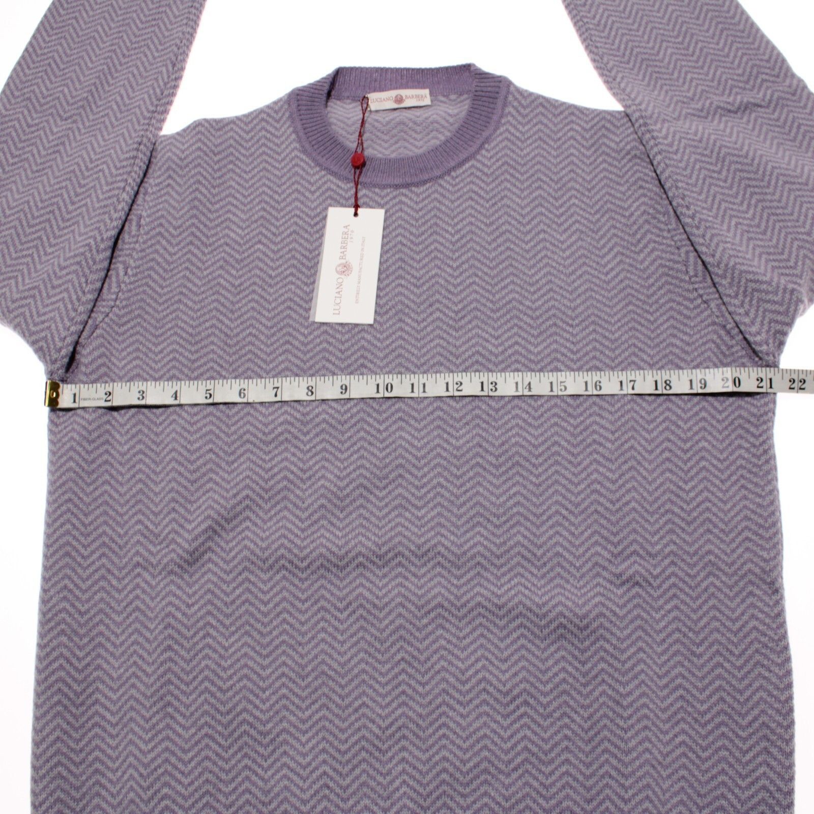 Luciano Barbera Luciano Barbera Sweater Size US XL in Purple Size US XL / EU 56 / 4 - 4 Thumbnail