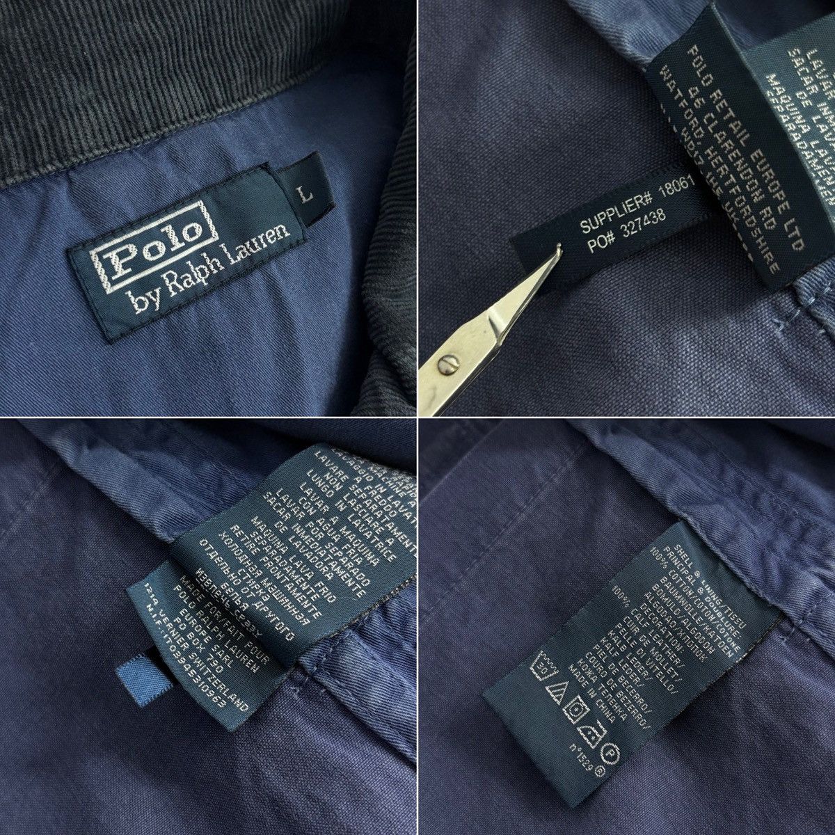 Polo Ralph Lauren Polo Ralph Lauren Vintage Workwear Indigo Chore Jacket RRL Size US L / EU 52-54 / 3 - 23 Thumbnail