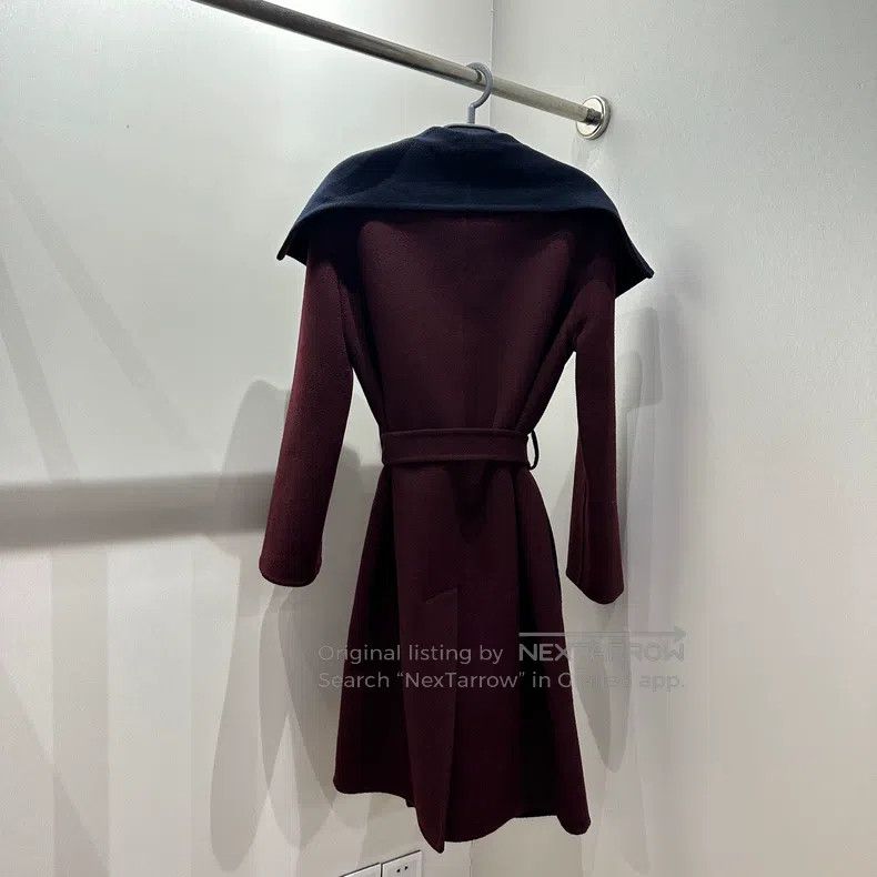Hermes Hermes Belted Patchwork Cashmere Overcoat Size XXS / US 00 / IT 34 - 2 Thumbnail