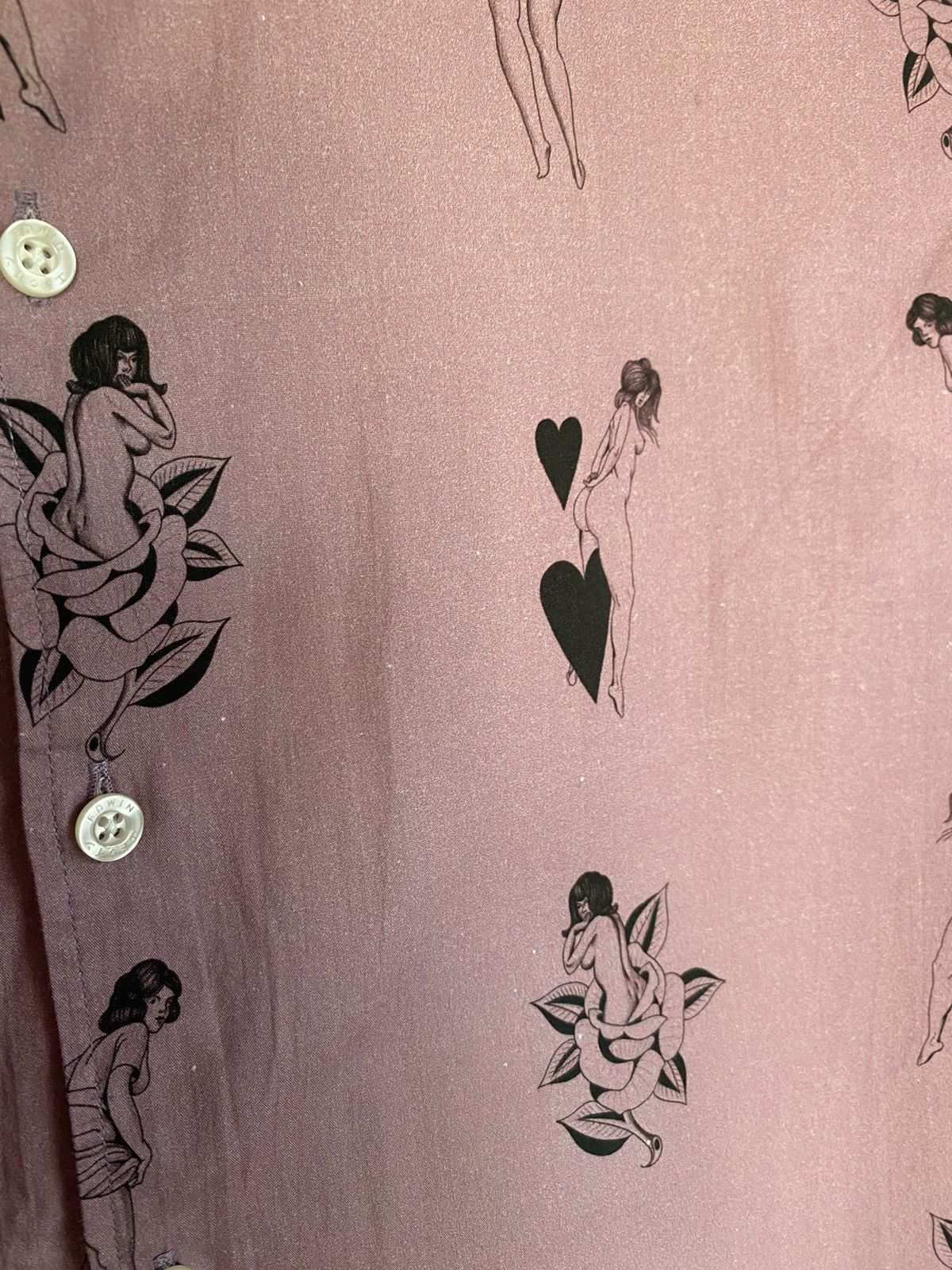 Edwin × Japanese Brand Edwin Nimes SS Shirt stussy style tits naked girls y2k Size US M / EU 48-50 / 2 - 14 Thumbnail