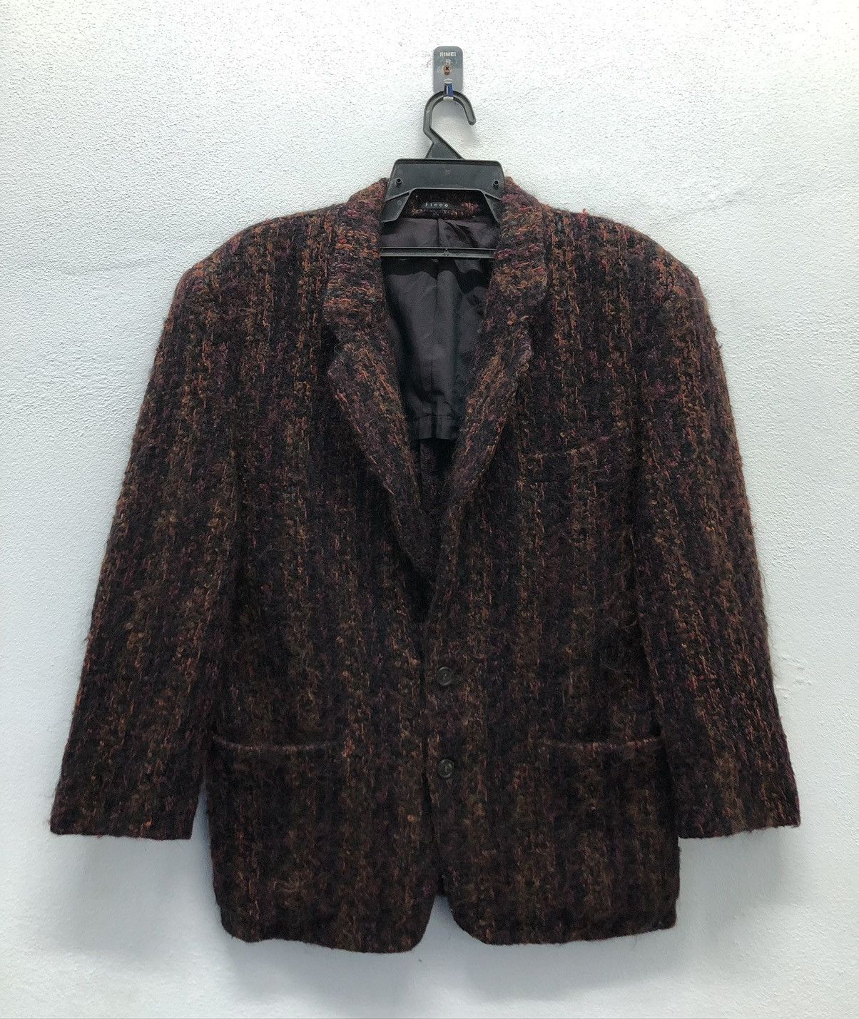 Yoshiyuki Konishi Ficce Uomo by Yoshiyuki Konishi Textured Wool Blazer JDJ402 Size M / US 6-8 / IT 42-44 - 1 Thumbnail