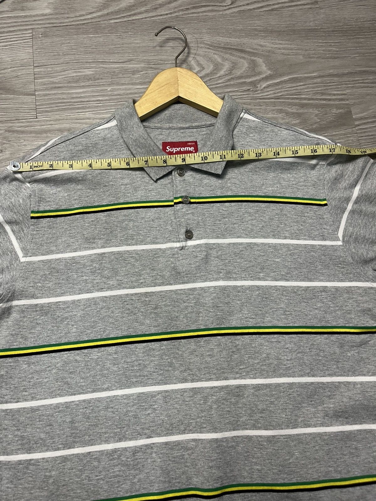 Supreme Y2k Supreme Striped Long sleeve Polo Shirt Size US M / EU 48-50 / 2 - 9 Thumbnail