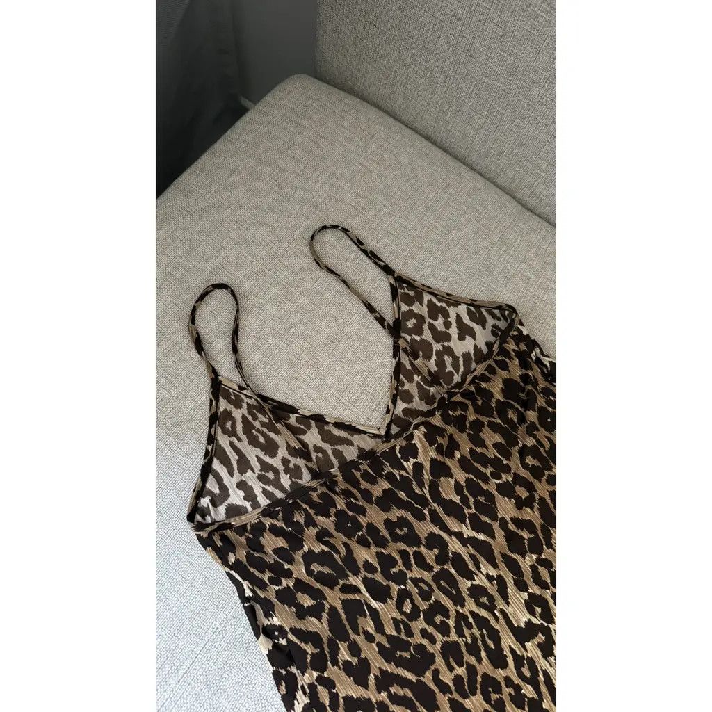 Dolce & Gabbana Dolce & Gabbana Leopard Print Slip Dress Beachwear Size IT42 Size M / US 6-8 / IT 42-44 - 5 Thumbnail