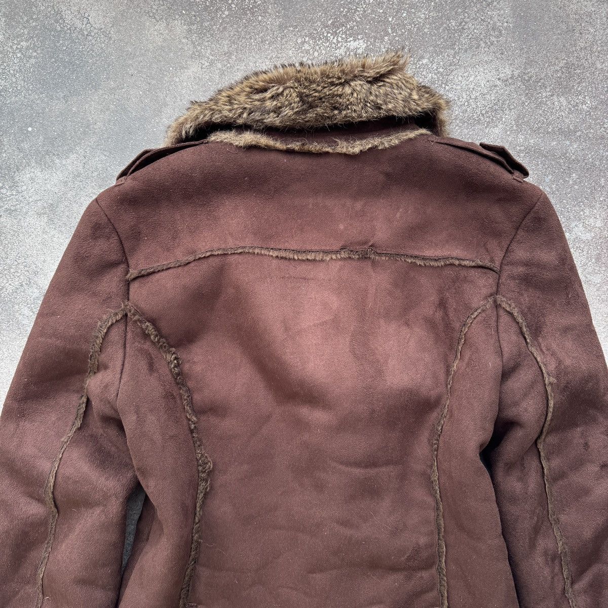Hysteric Glamour Y2K / Boho Vintage Faux Fur Shearling/Sheepskin Style Jacket Size M / US 6-8 / IT 42-44 - 11 Thumbnail