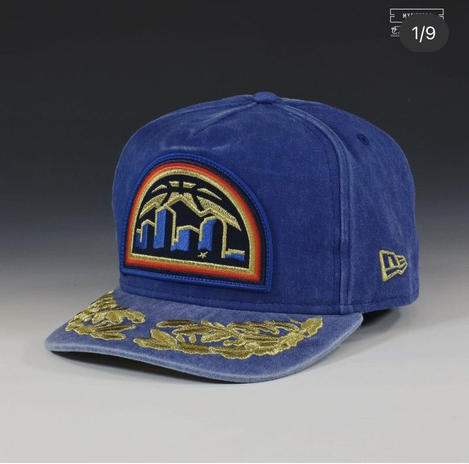 image of Myfitteds Elite Series Denver Nuggets A Frame Size 7 5/8 in Blue, Men's