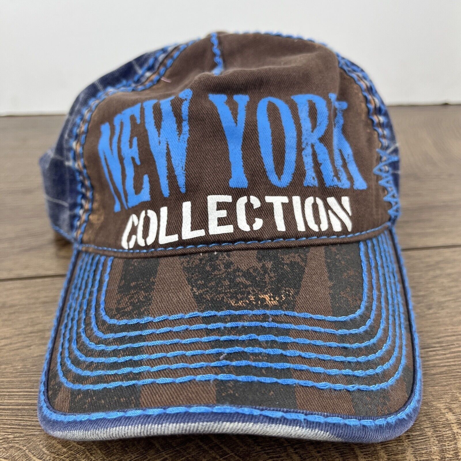 Robin Ruth New York Collection Hat Robin Ruth Tan Brown Adjustable Adul Size ONE SIZE - 5 Thumbnail