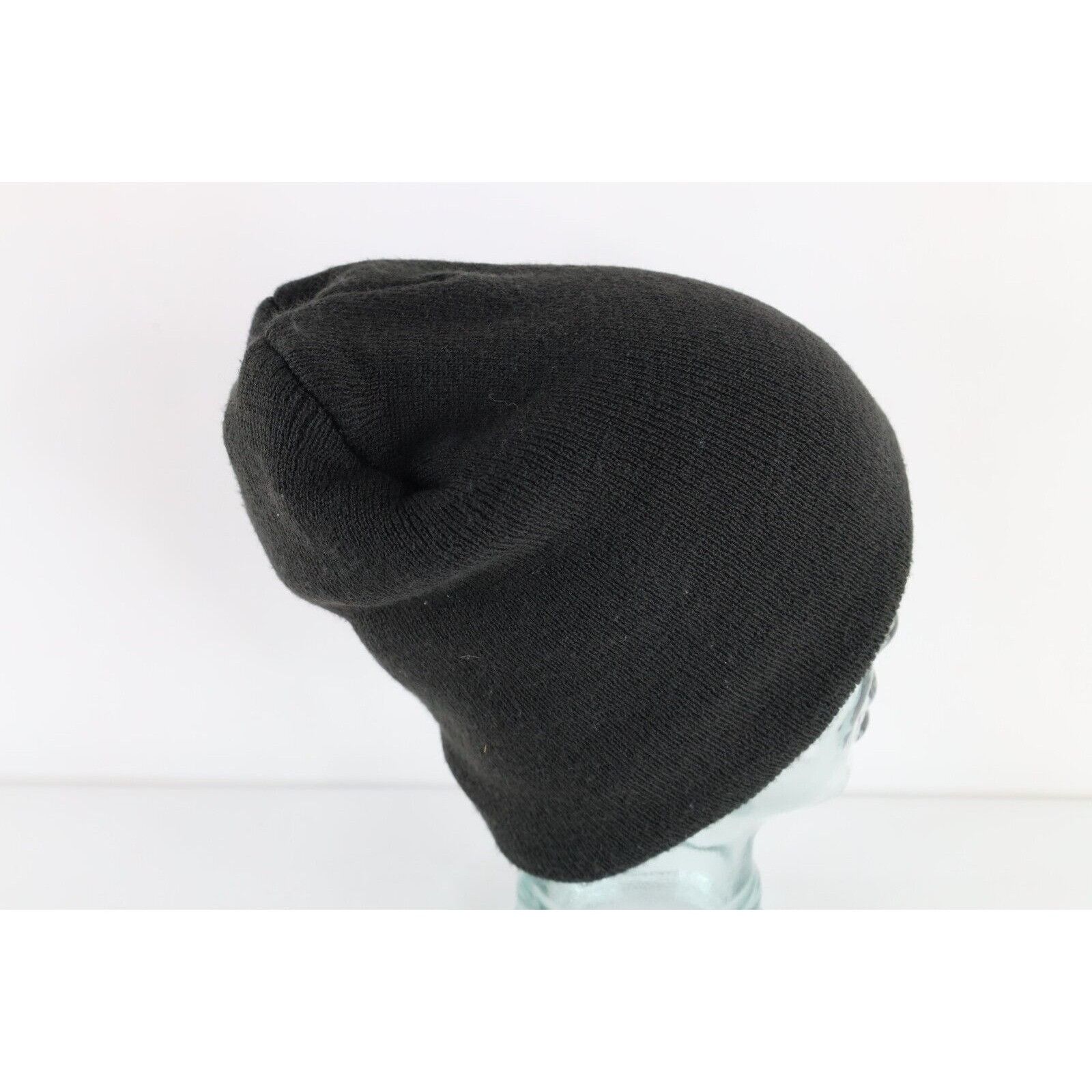 Vintage Vintage 90s Y2K Streetwear Blank Double Knit Winter Beanie Size ONE SIZE - 4 Thumbnail