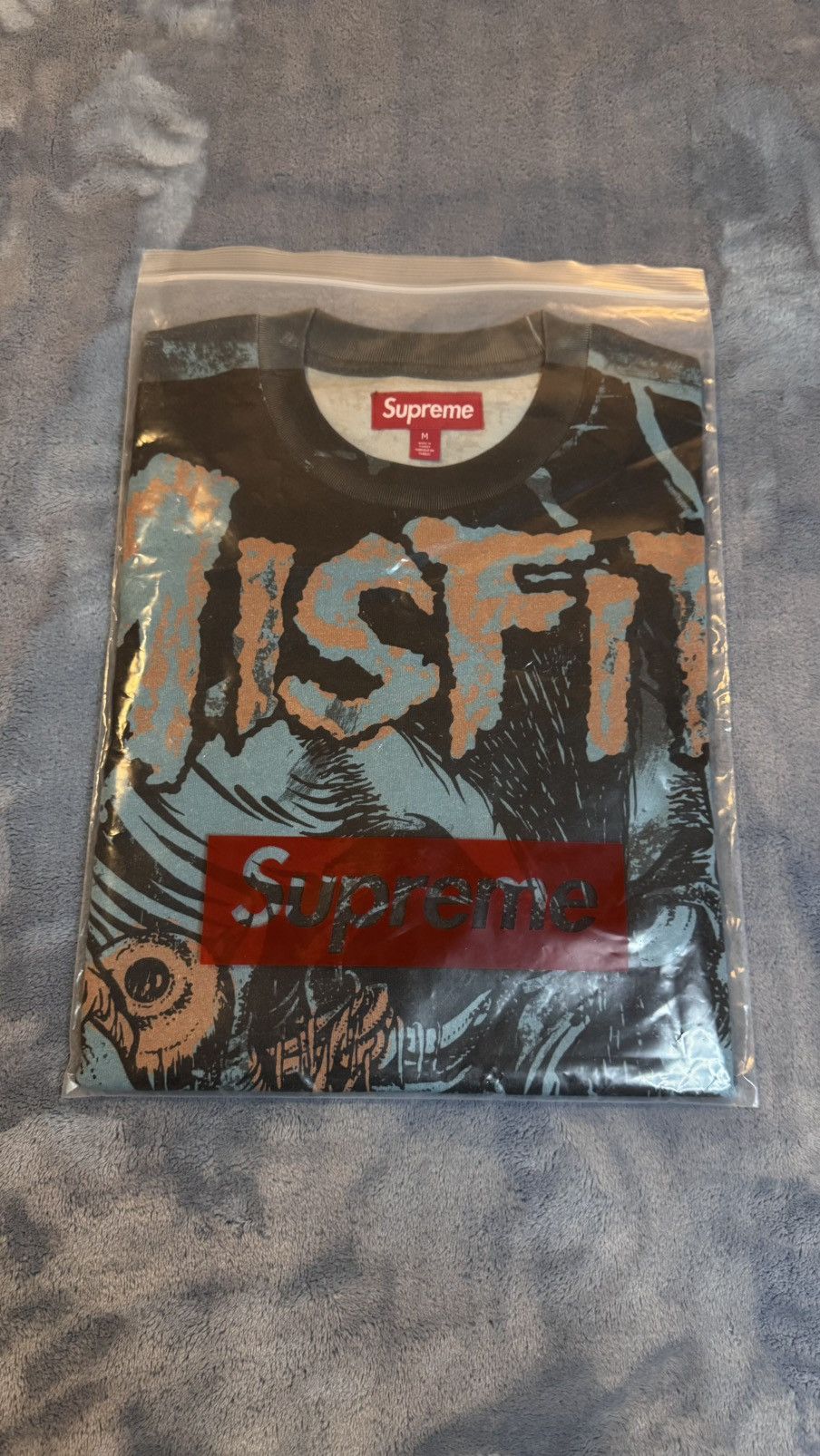 Misfits × Supreme Supreme x Misfits Medium S/S Top Blue Size US M / EU 48-50 / 2 - 3 Thumbnail