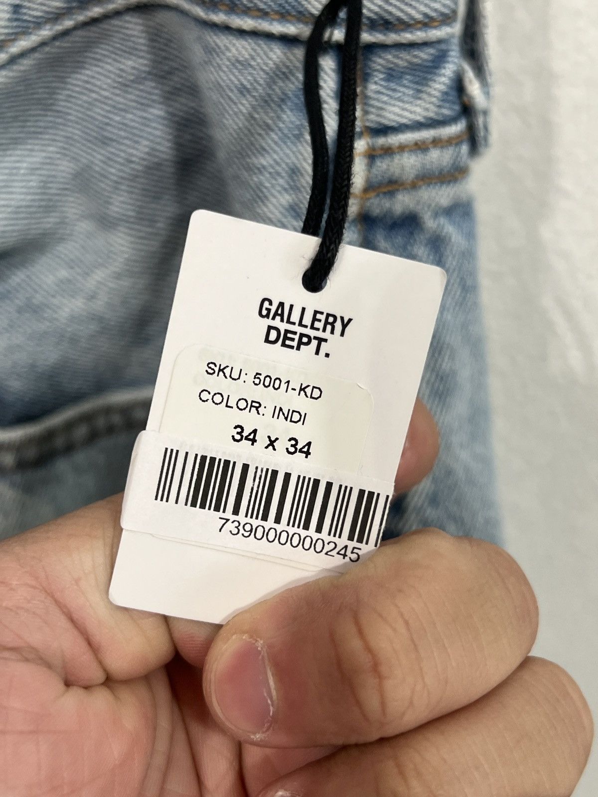 Gallery Dept. Gallery Dept. Double Patch Jean Size US 34 / EU 50 - 4 Thumbnail